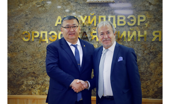 DEPUTY DIRECTOR GENERAL AND HEAD OF THE IAEA DEPARTMENT OF SAFEGUARDS MR. MASSIMO APARO PAID A VISIT TO MONGOLIA