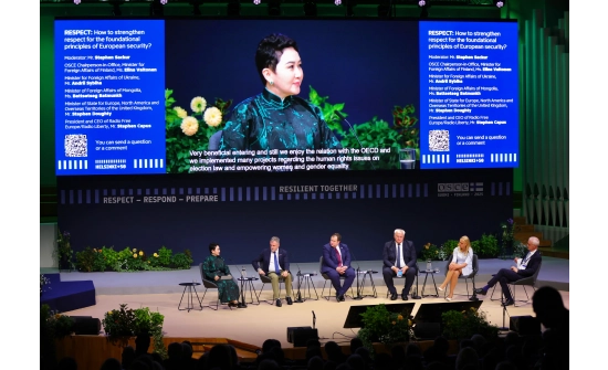 MINISTER OF FOREIGN AFFAIRS MS. B. BATTSETSEG PARTICIPATES IN THE “HELSINKI+50” INTERNATIONAL CONFERENCE